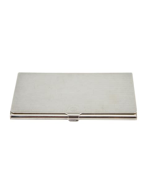 sterling silver card holder.